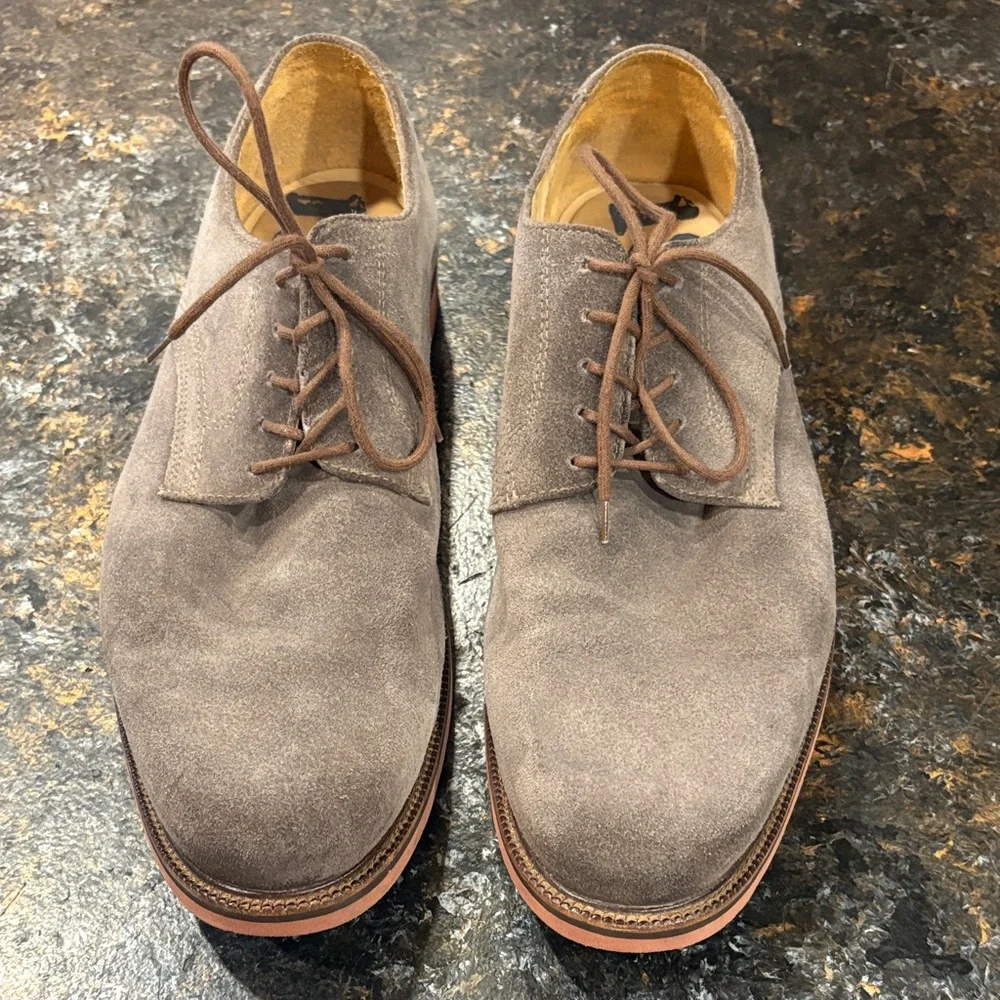 1901 Suede Leather Oxford Mens Shoes